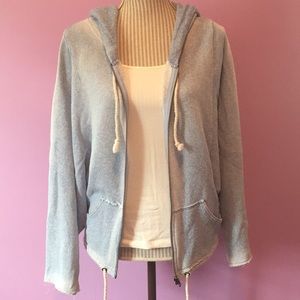 FREE PEOPLE Terry Cloth Dolman Sleeve Hoodie